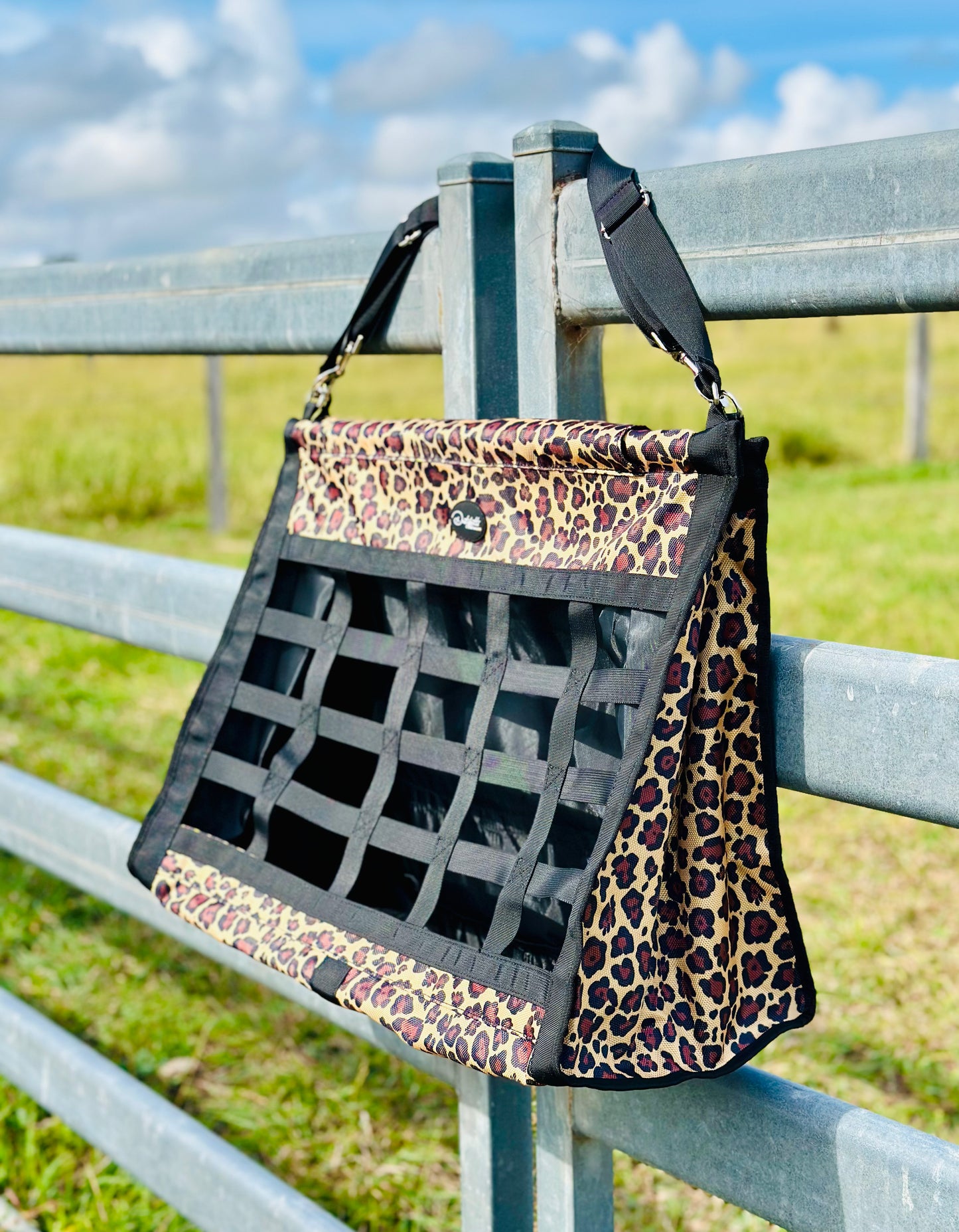 Dustybutts Top Load Hay Bag- Leopard