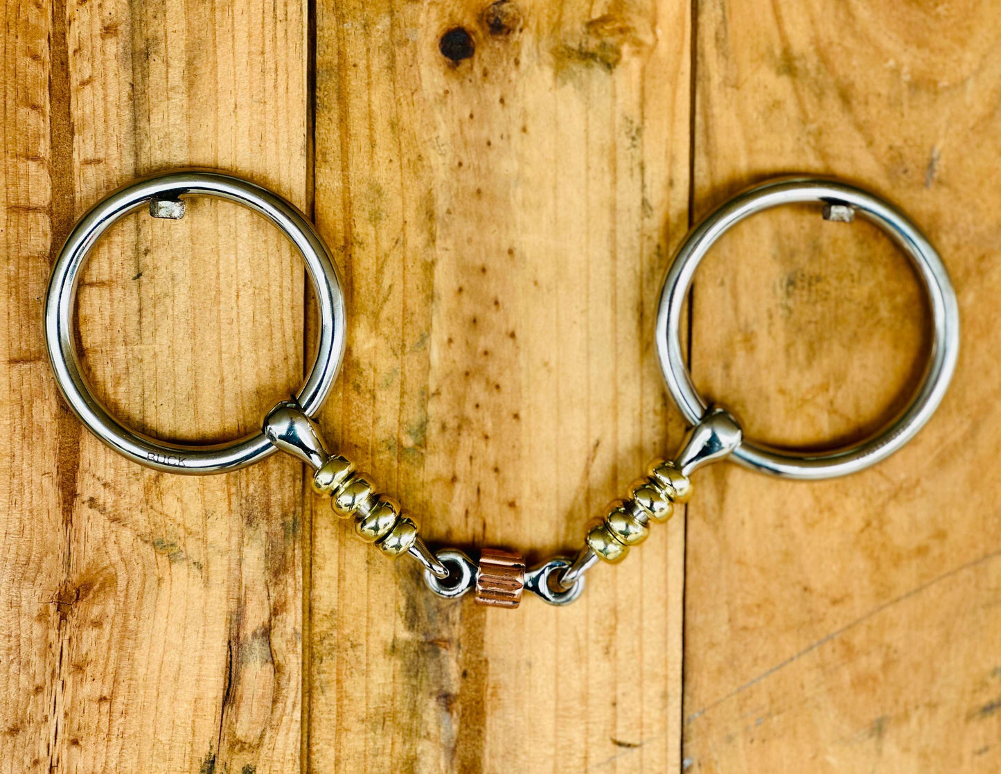 dustybutts-‘buck’-brass-rollers-with-cricket-weighted-snaffle-bit-bits---dustybutts-australia-35929738