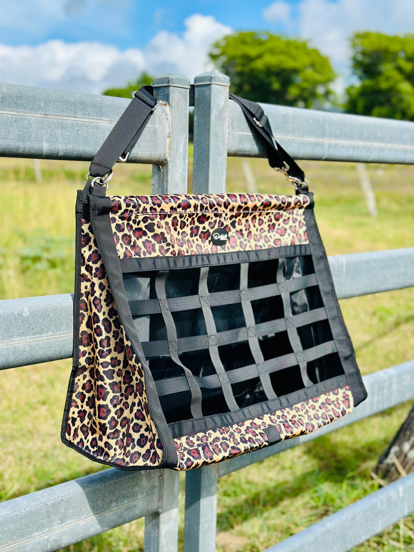 Dustybutts Top Load Hay Bag- Leopard