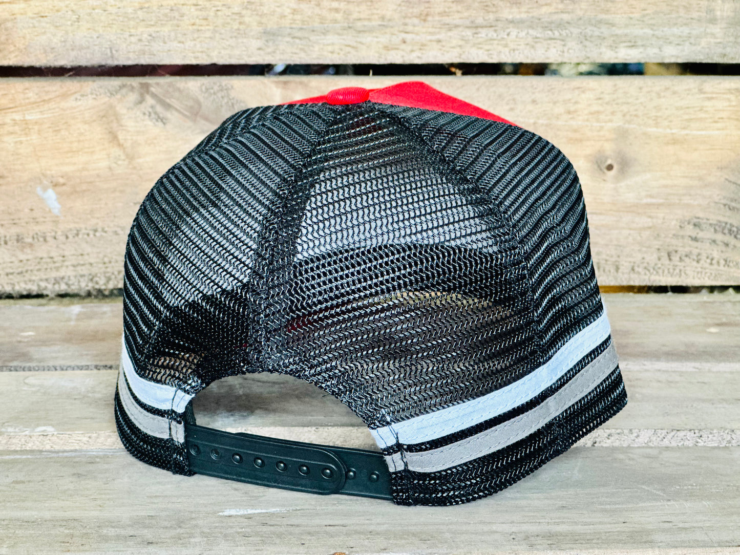 Dustybutts Trucker Cap // Red & Black