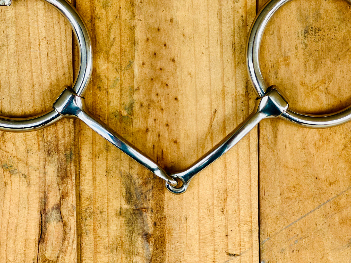 Dustybutts ‘Bandit’ Two Piece Square Mouthpiece Weighted Snaffle Bit