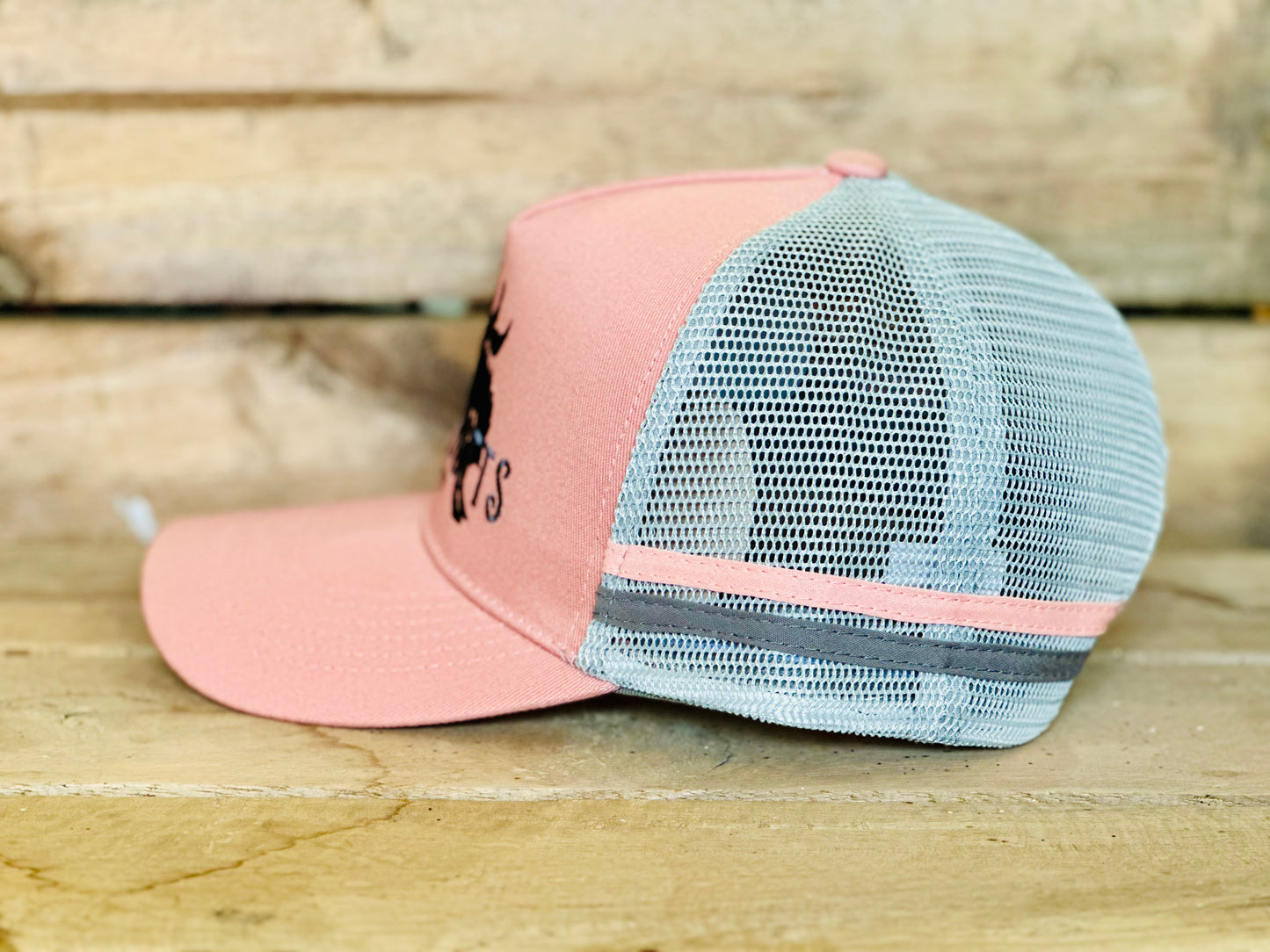 Dustybutts Trucker Cap // Blush & Grey