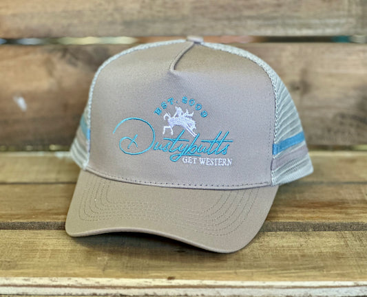 Dustybutts Trucker Cap // Blue & Grey - Dustybutts Australia