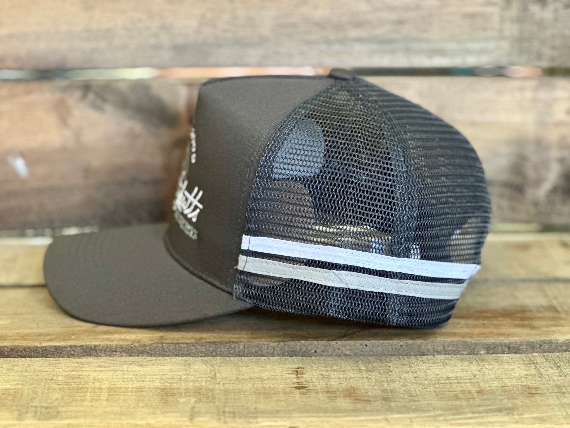 Dustybutts Trucker Cap // Grey & White - Dustybutts Australia