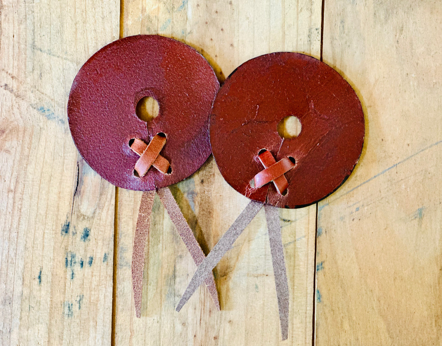 Leather Bit Guards // Medium Leather