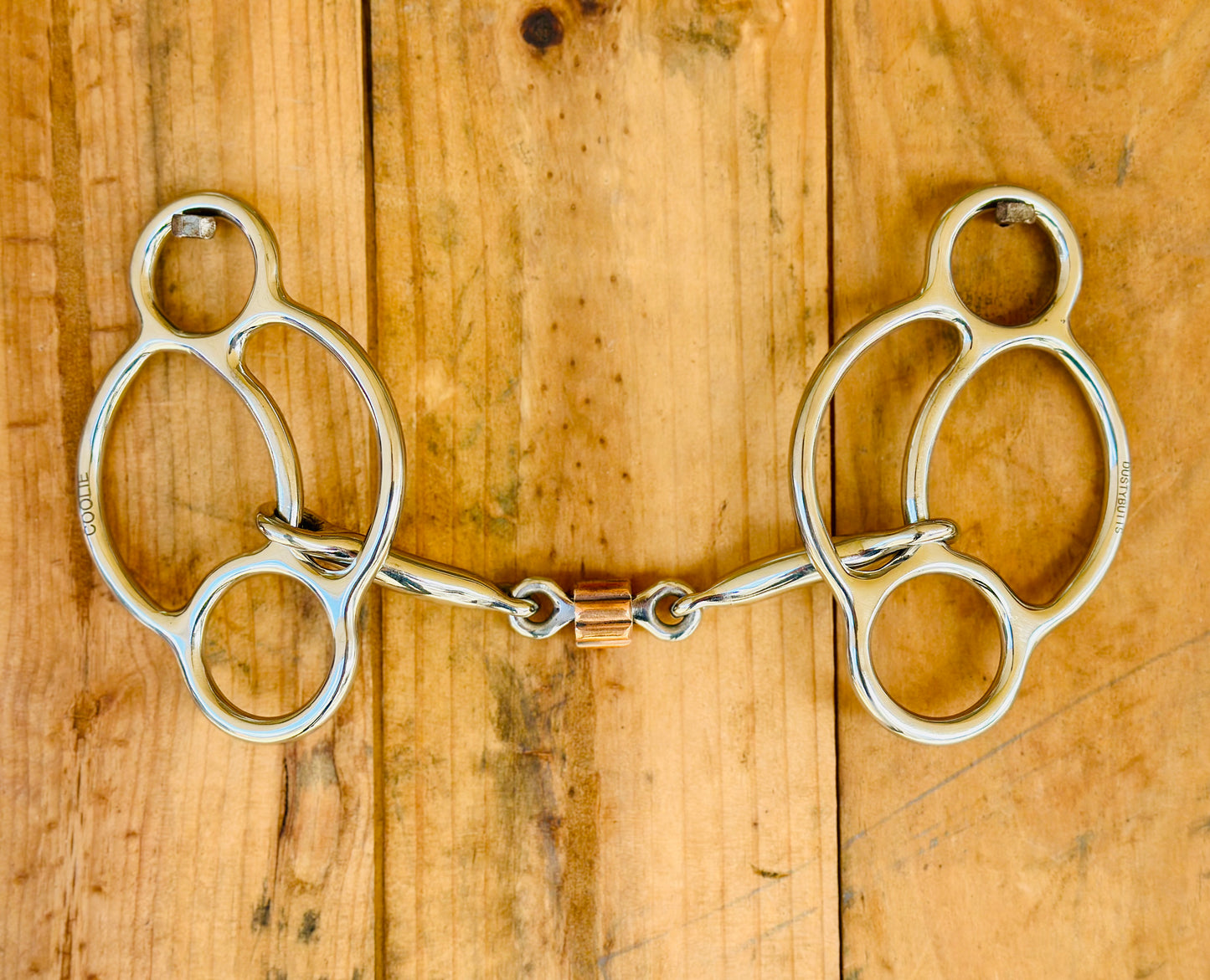 Dustybutts ‘Coolie’ Sliding Gag // Snaffle Bit
