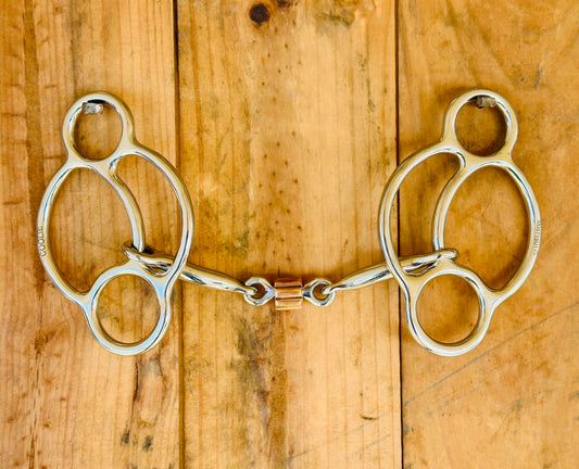 Dustybutts ‘Coolie’ Sliding Gag // Snaffle Bit