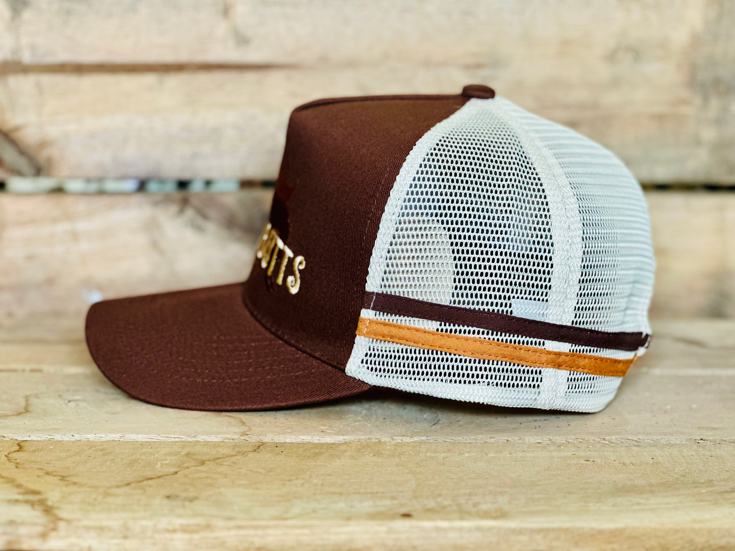 Dustybutts Trucker Cap // Brown & Tan