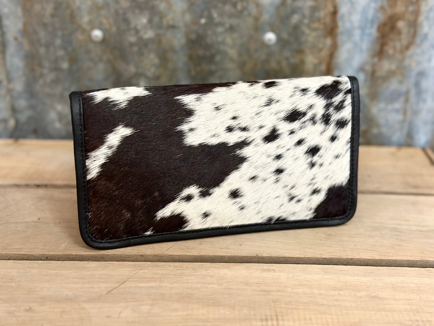 Homer & Hide Cowhide Wallet - Black