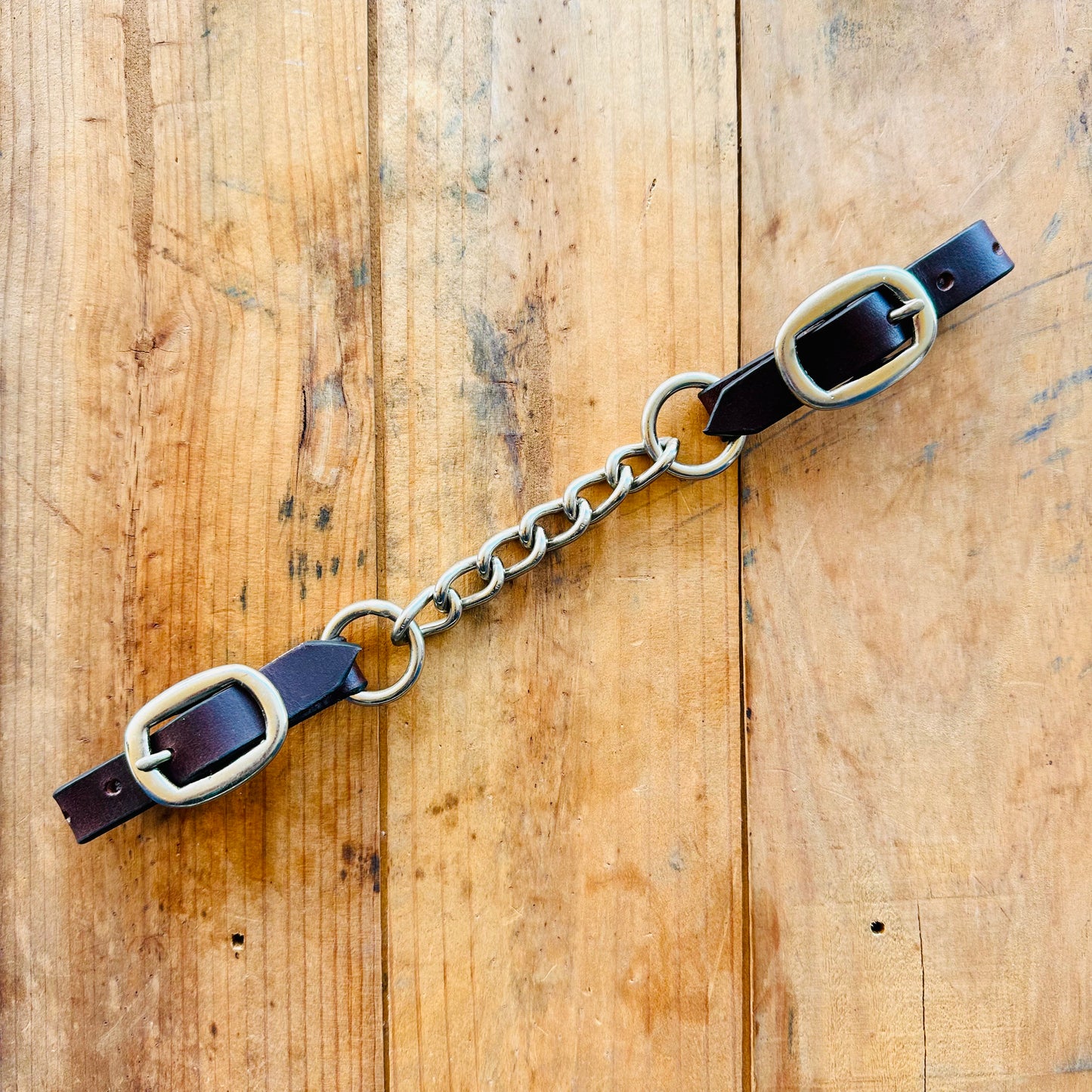 Argentina Cow Leather Curb Chain