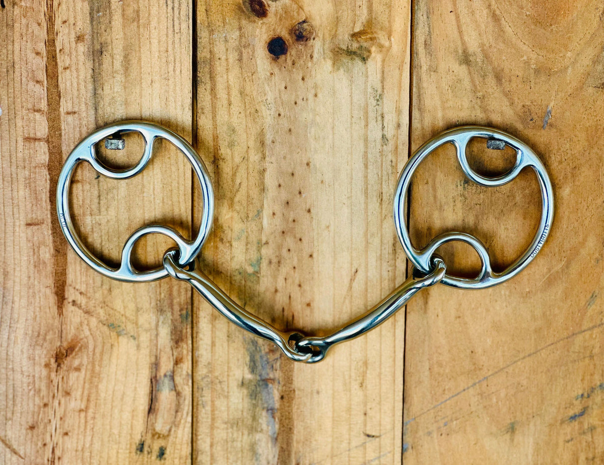 Dustybutts ‘Blue’ Locked Snaffle Bit - Dustybutts Australia
