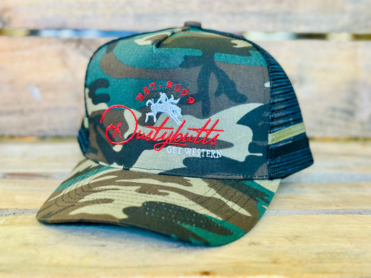 Dustybutts Trucker Cap // Camo