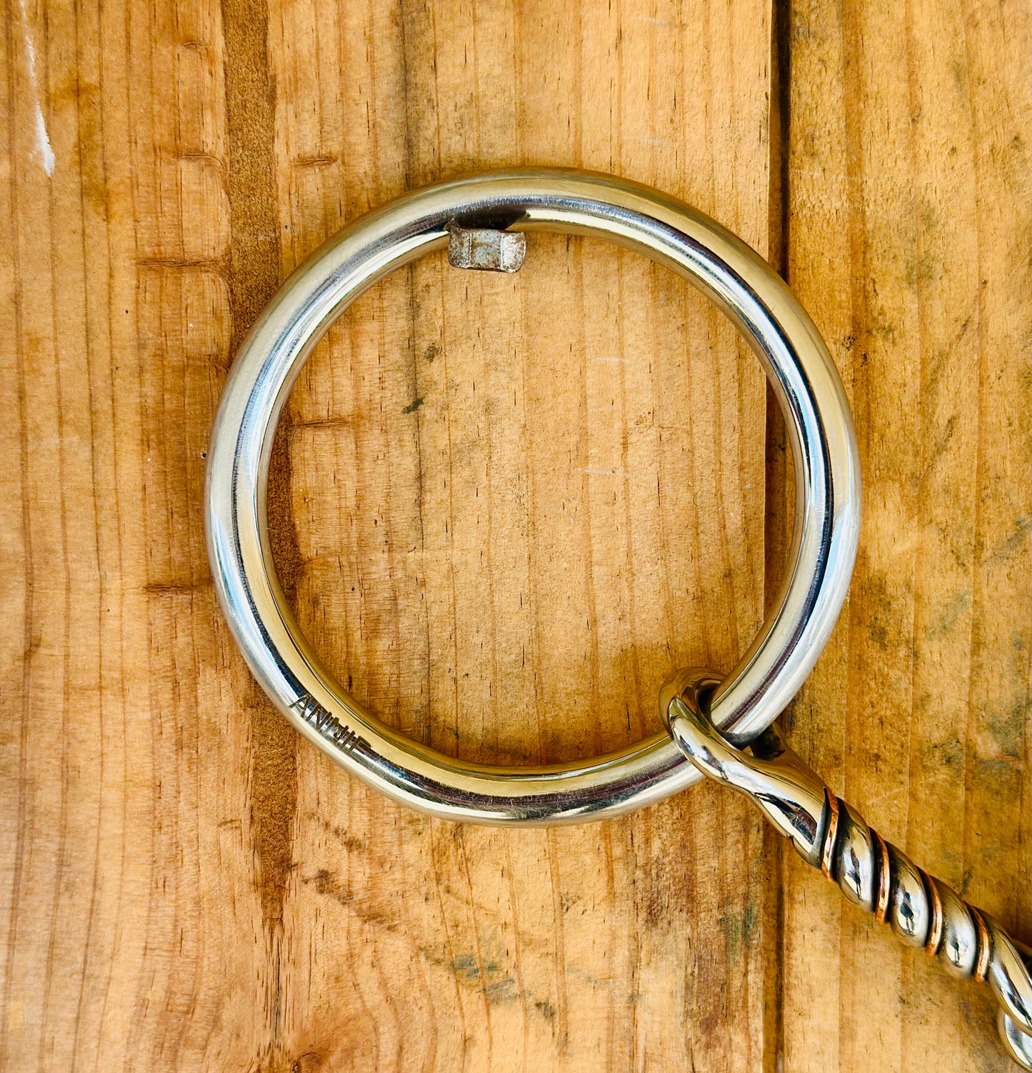 Dustybutts ‘Annie’ Twisted with Locked Cricket Port Weighted Snaffle Bit