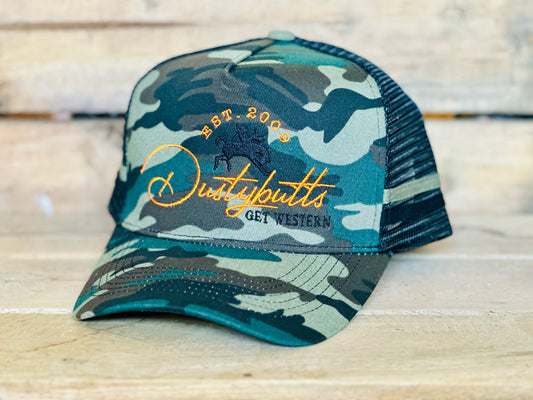 Dustybutts Trucker Cap // Camo