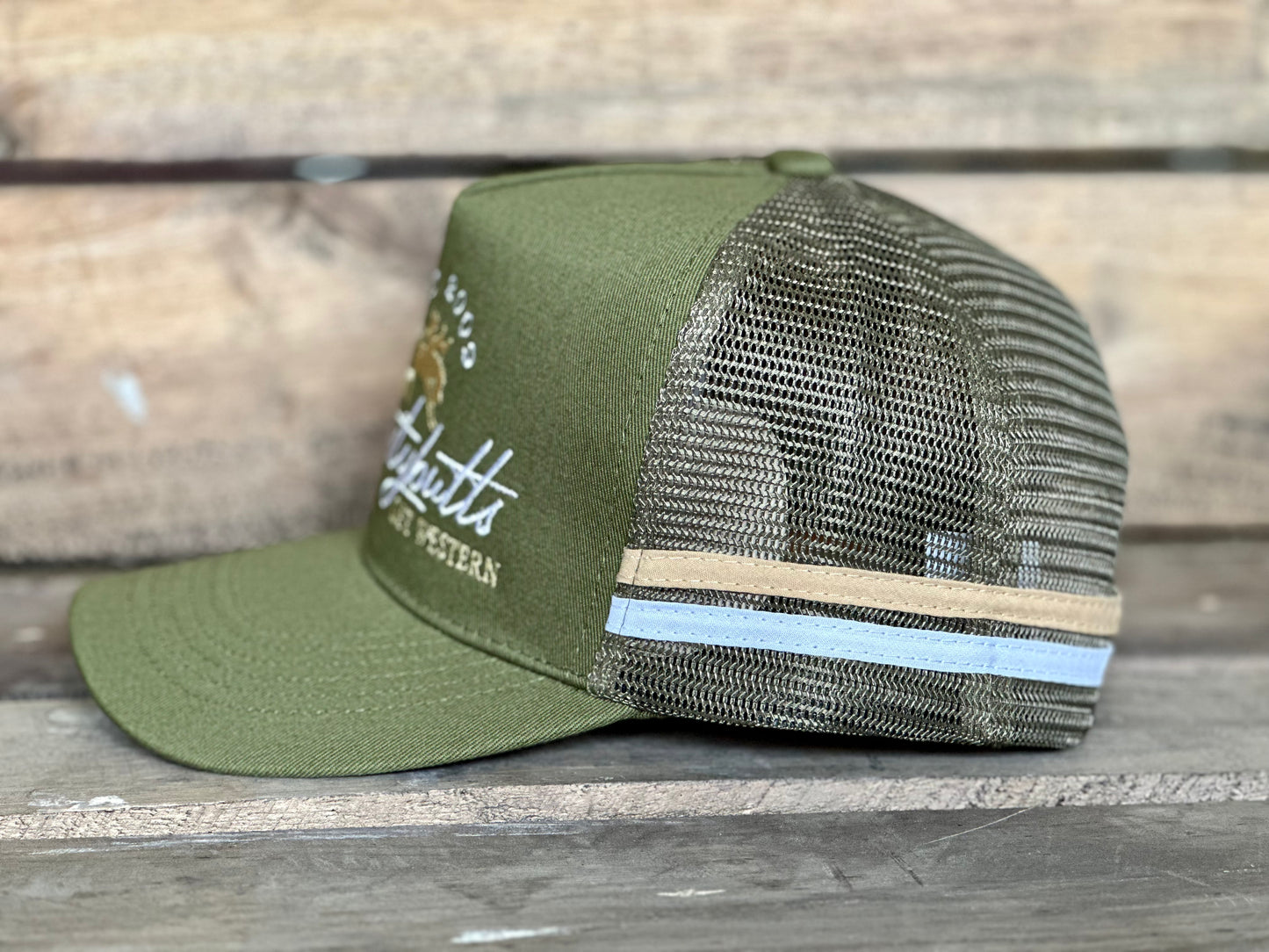 Dustybutts Trucker Cap // Olive