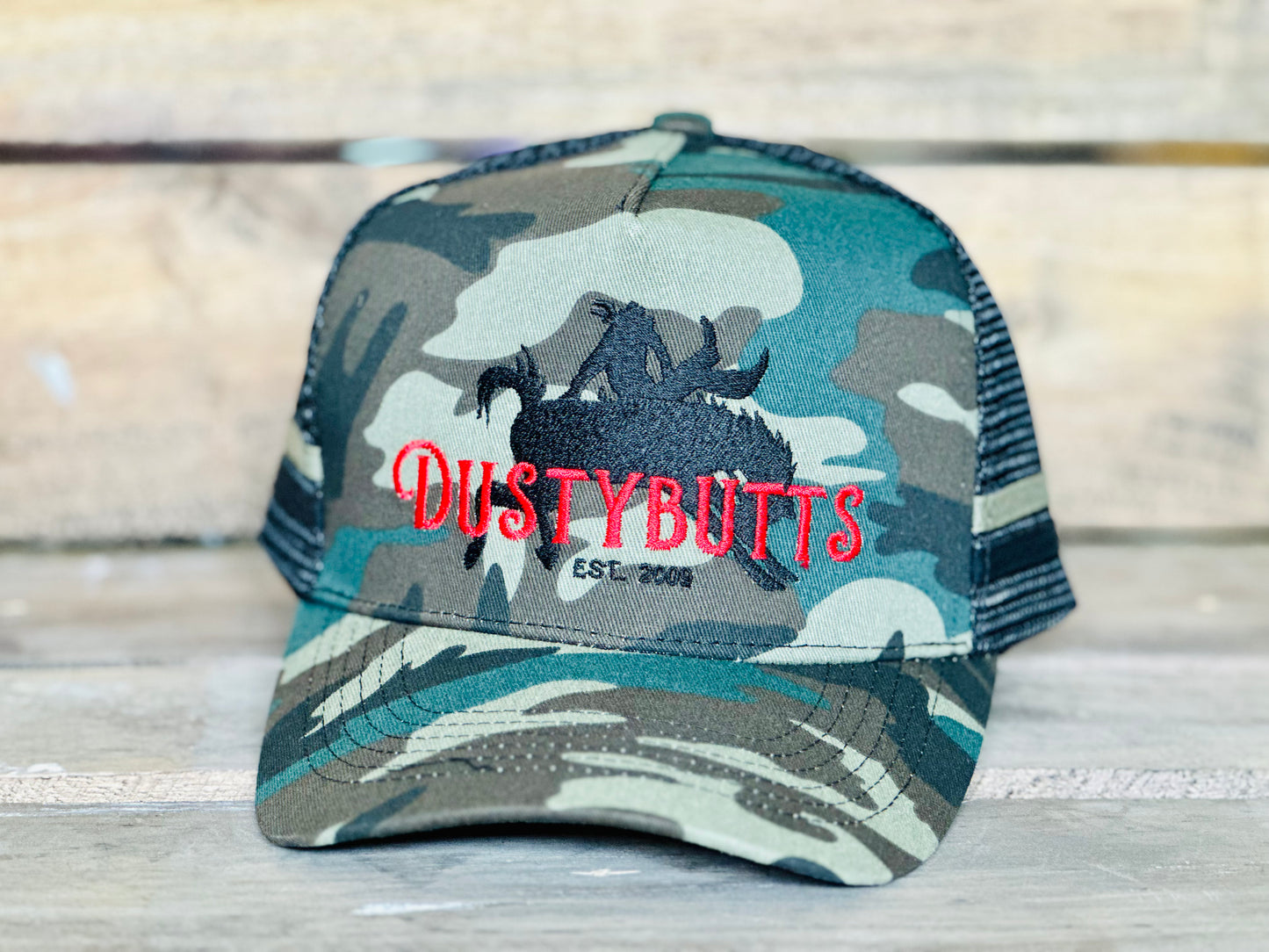 Dustybutts Trucker Cap // Camo