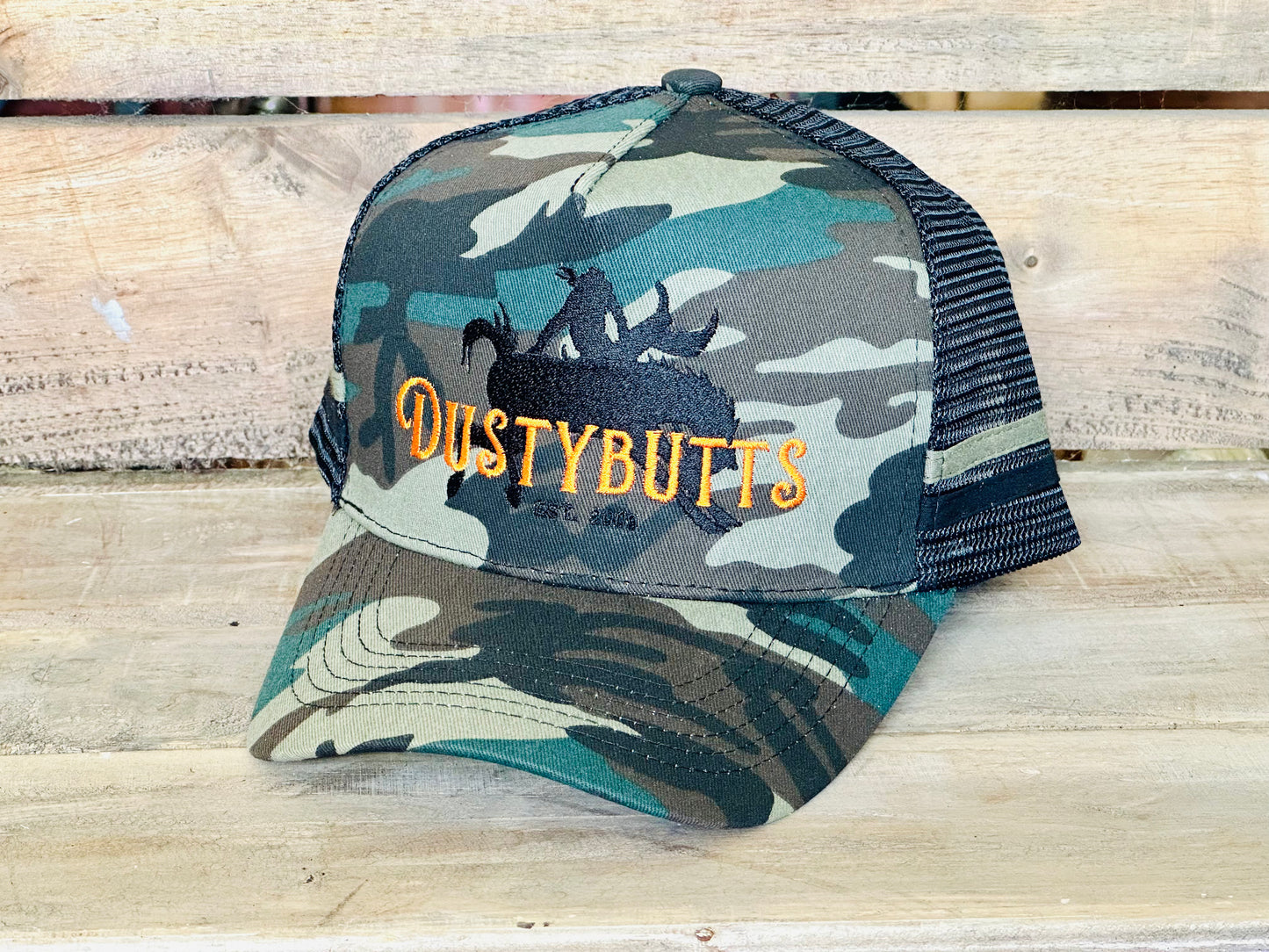 Dustybutts Trucker Cap // Camo