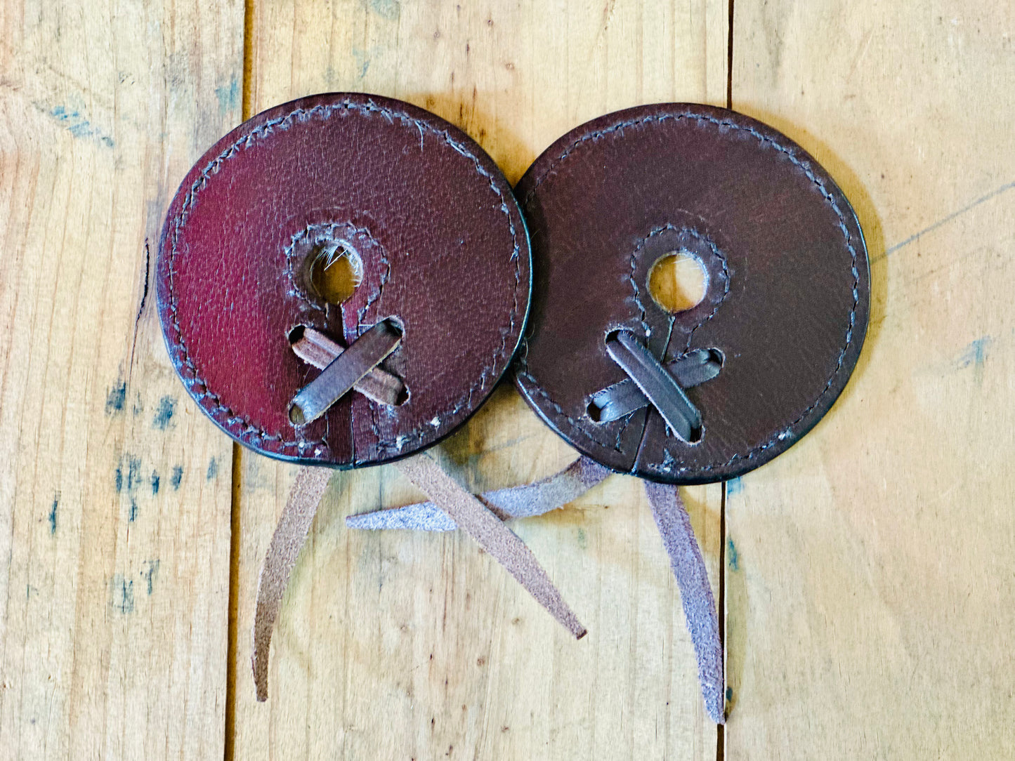 Leather Bit Guards // Cowhide - 1.