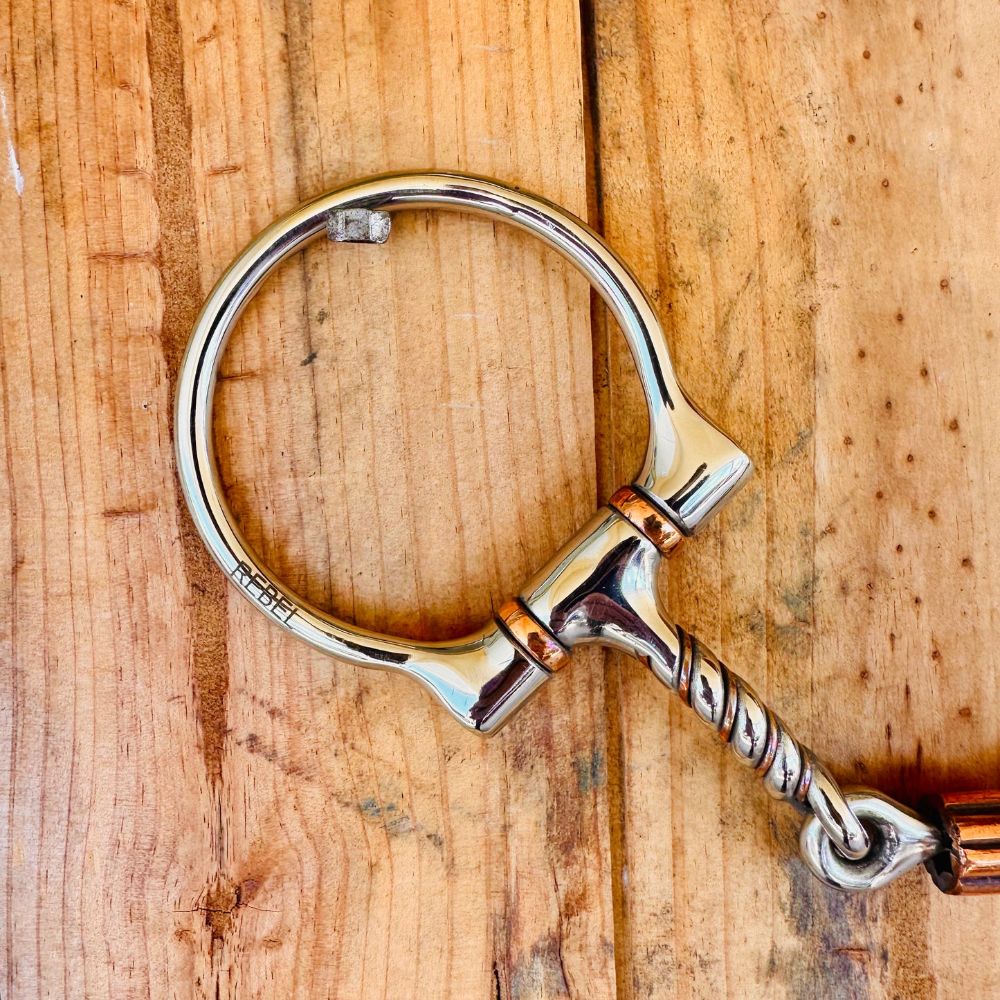 Dustybutts ‘Rebel’ D-Ring Snaffle Bit