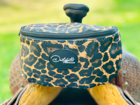 Introductory Price //  Dustybutts Cowgirl Carryall - Leopard