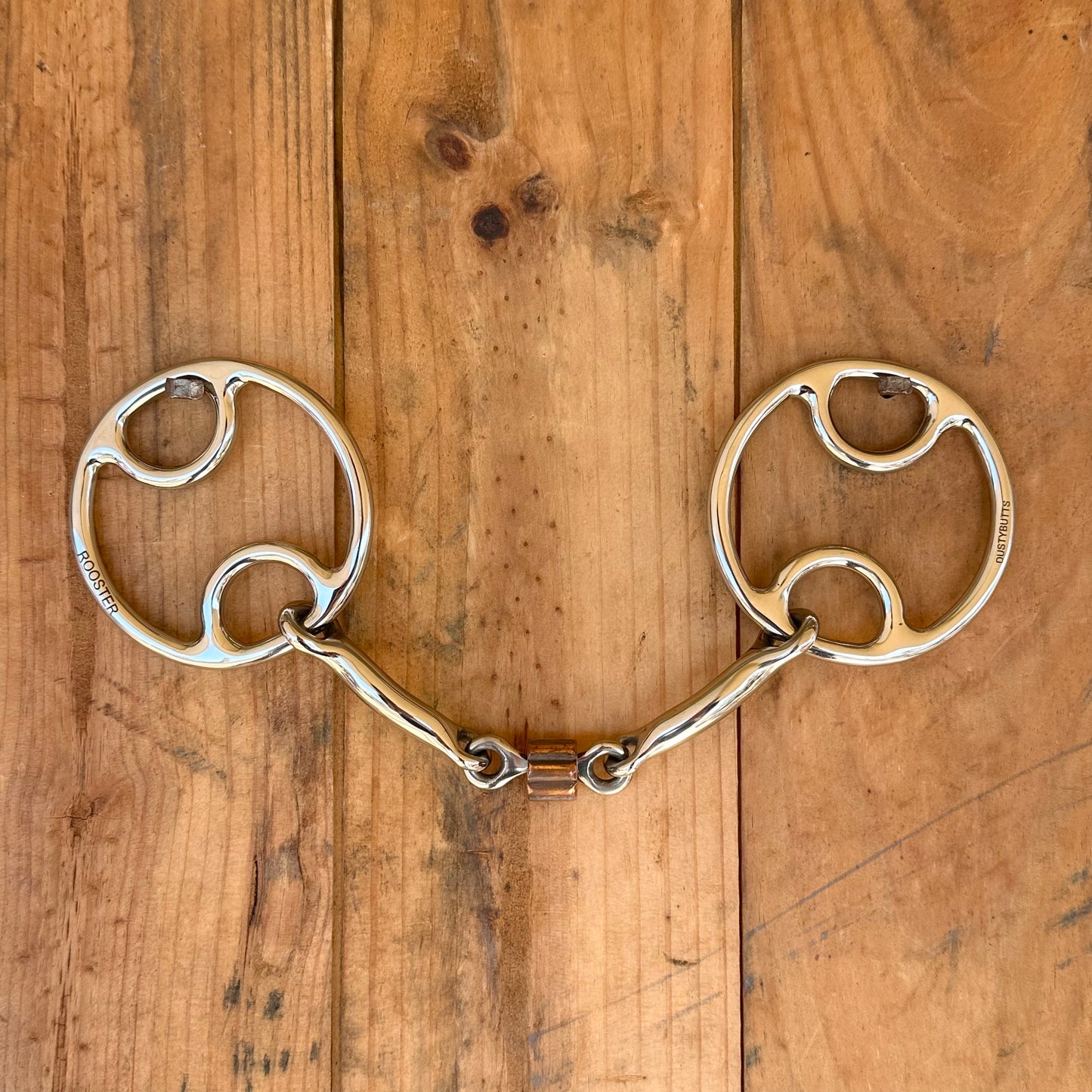 Dustybutts ‘Rooster’ Locked Snaffle Bit