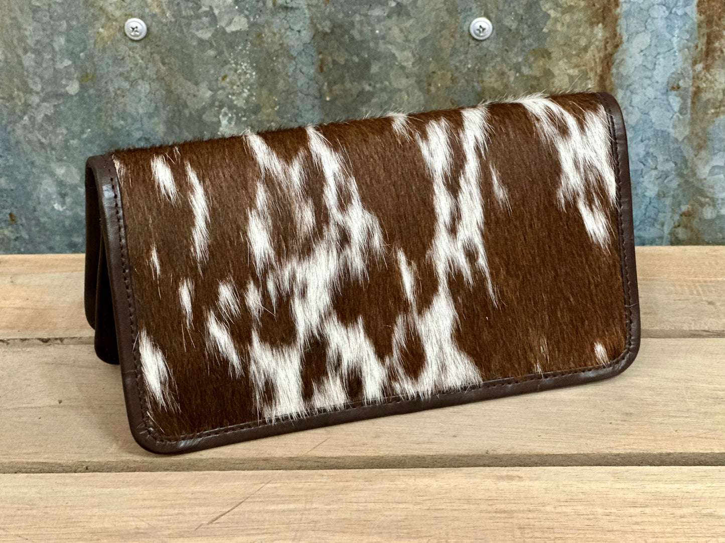 Homer & Hide Cowhide Wallet - Brown