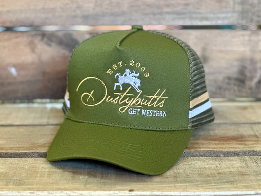 Dustybutts Trucker Cap // Olive