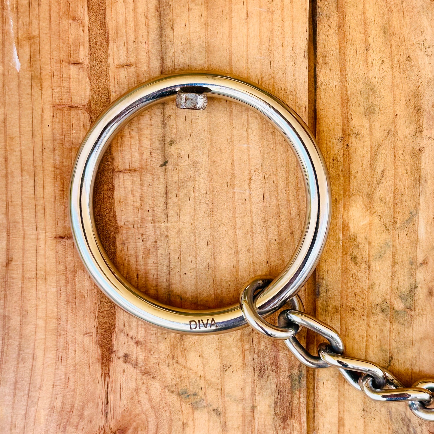 Dustybutts ‘Diva’ Chain Mouthpiece Weighted Snaffle Bit