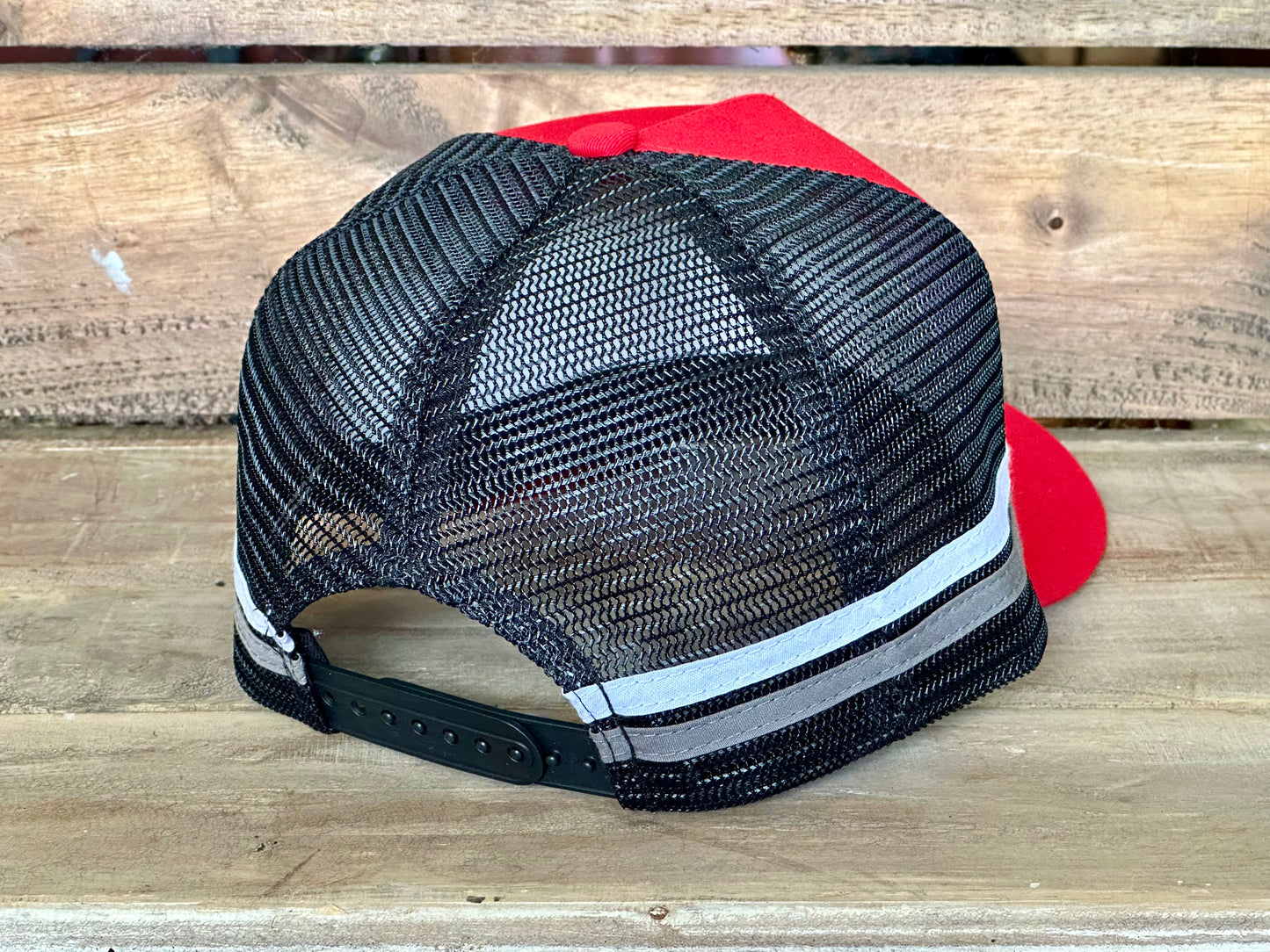 Dustybutts Trucker Cap // Red & Black