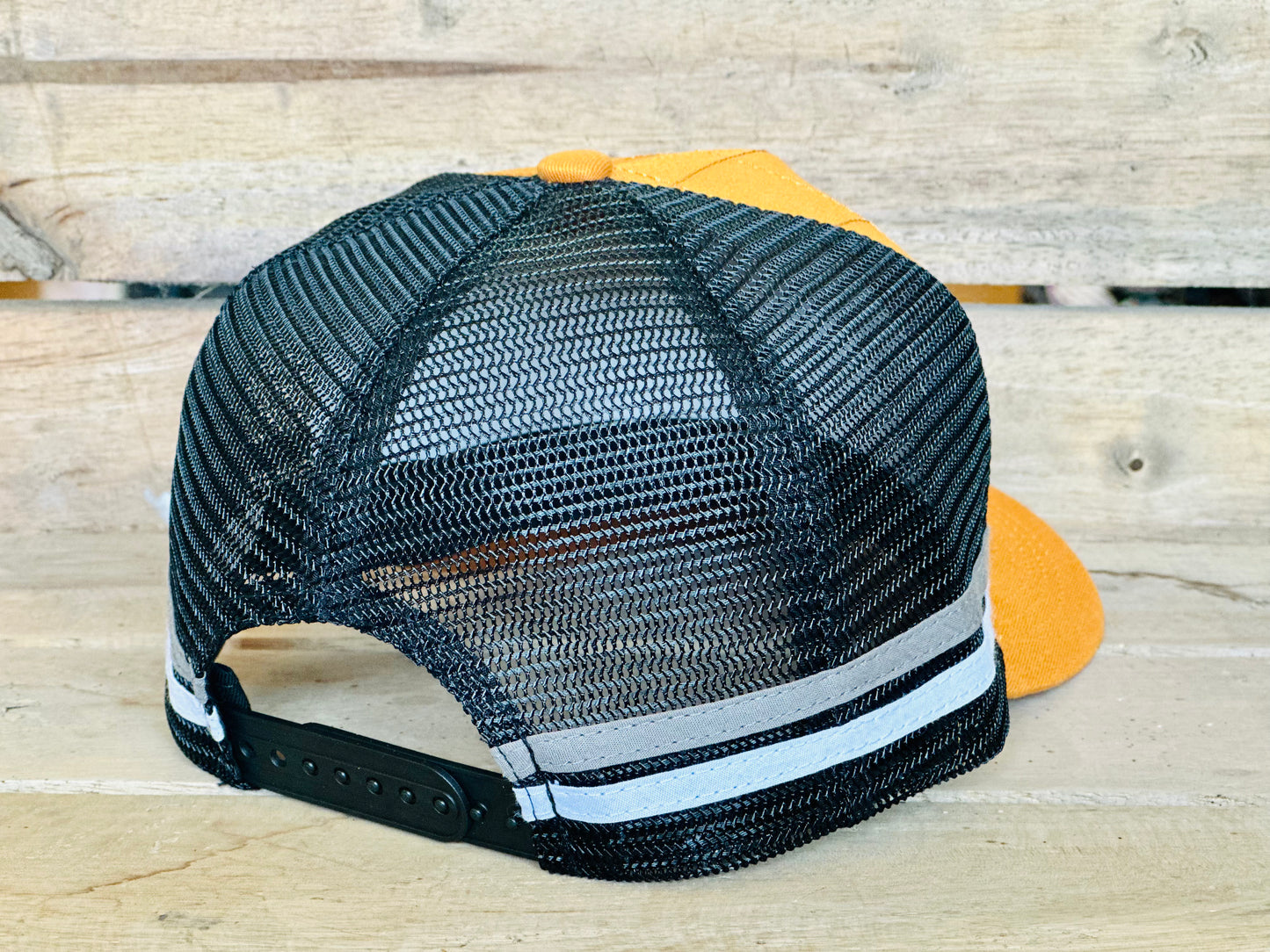 Dustybutts Trucker Cap // Mustard & Black