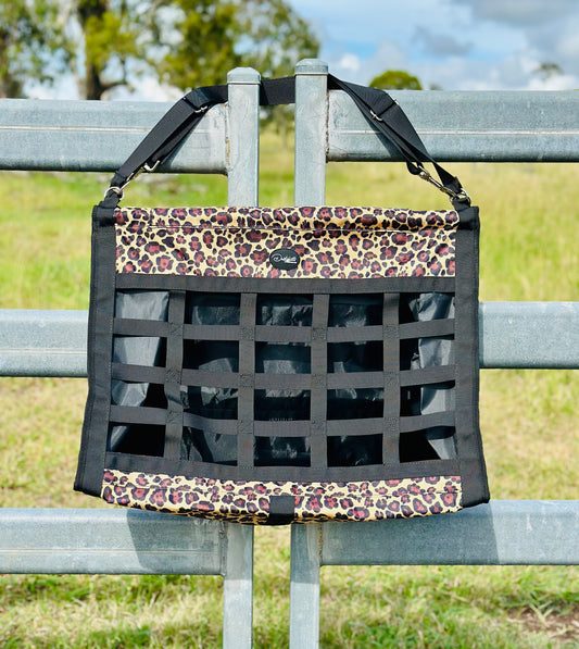 Dustybutts Top Load Hay Bag- Leopard
