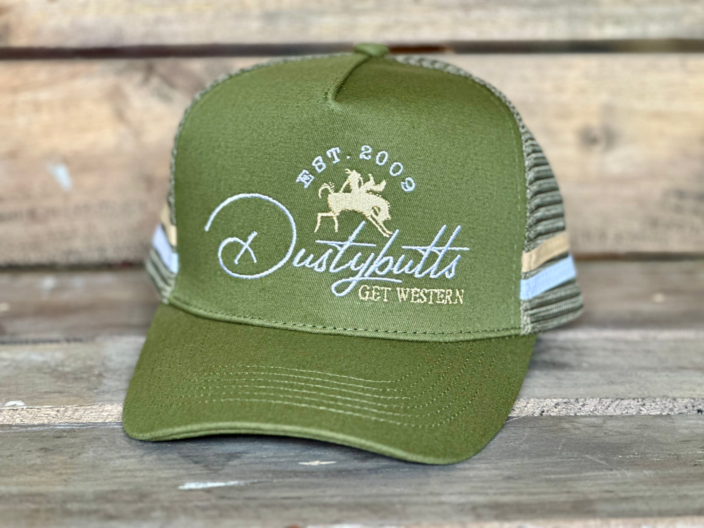 Dustybutts Trucker Cap // Olive