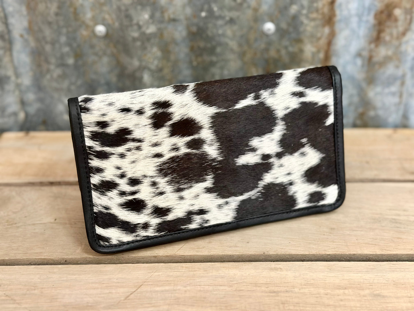 Homer & Hide Cowhide Wallet - Black