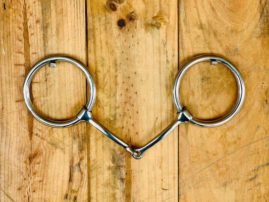 Dustybutts ‘Bandit’ Two Piece Square Mouthpiece Weighted Snaffle Bit