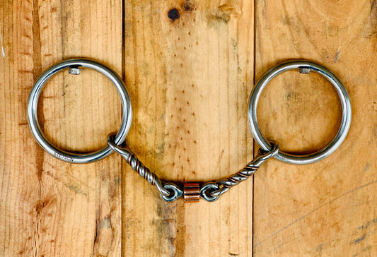 Dustybutts ‘Stetson’ Three Piece Twisted With Cricket Weighted Snaffle Bit