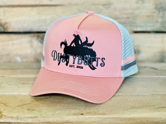 Dustybutts Trucker Cap // Blush & Grey