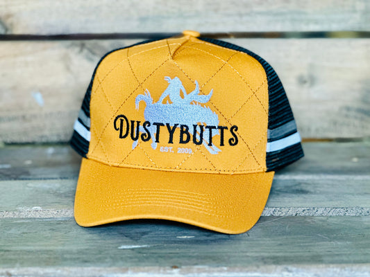 Dustybutts Trucker Cap // Mustard & Black
