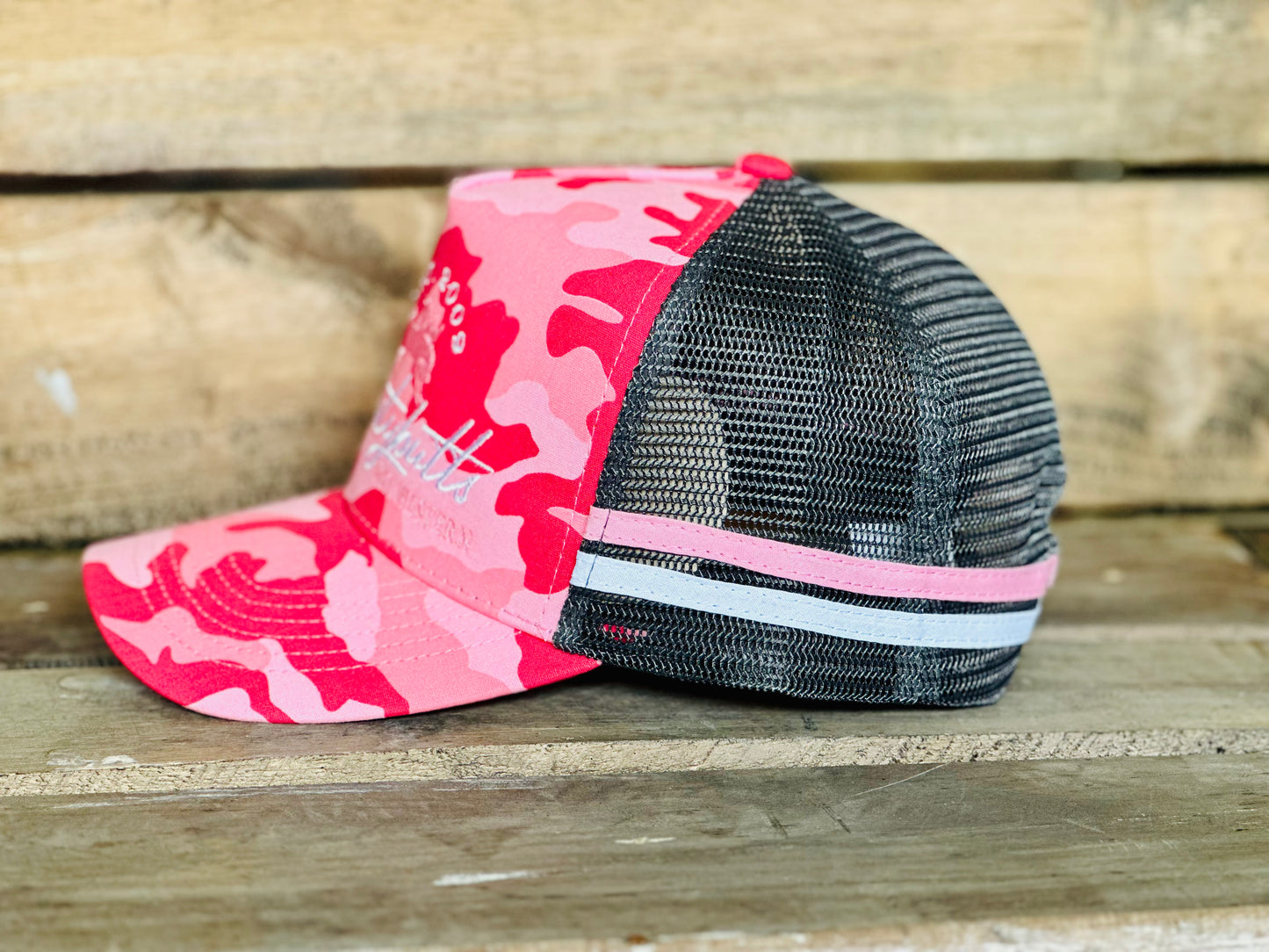 Dustybutts Trucker Cap // Pink Camo