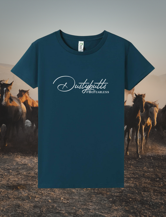 Dustybutts Fresh Teal 100% Cotton Tee - Dustybutts Australia