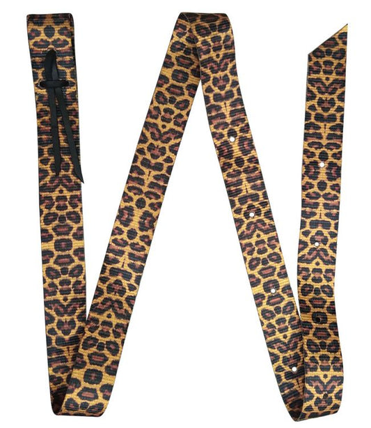 Cheetah Print Nylon Tie Strap and Off Billet Set