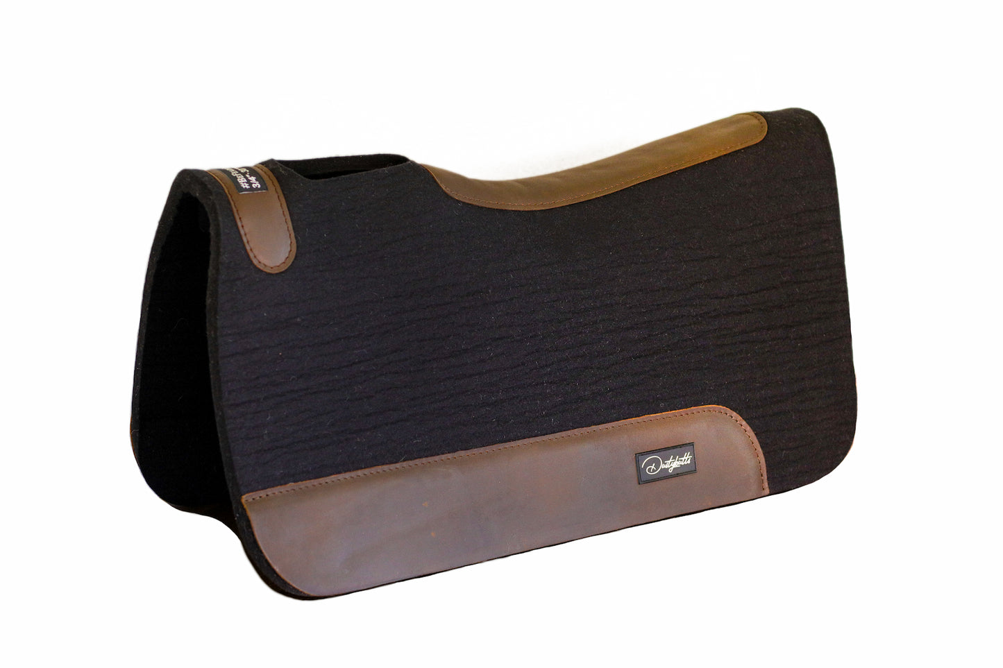 Dustybutts 100% Steam Pressed New Zealand Merino Wool Saddlepad // Black