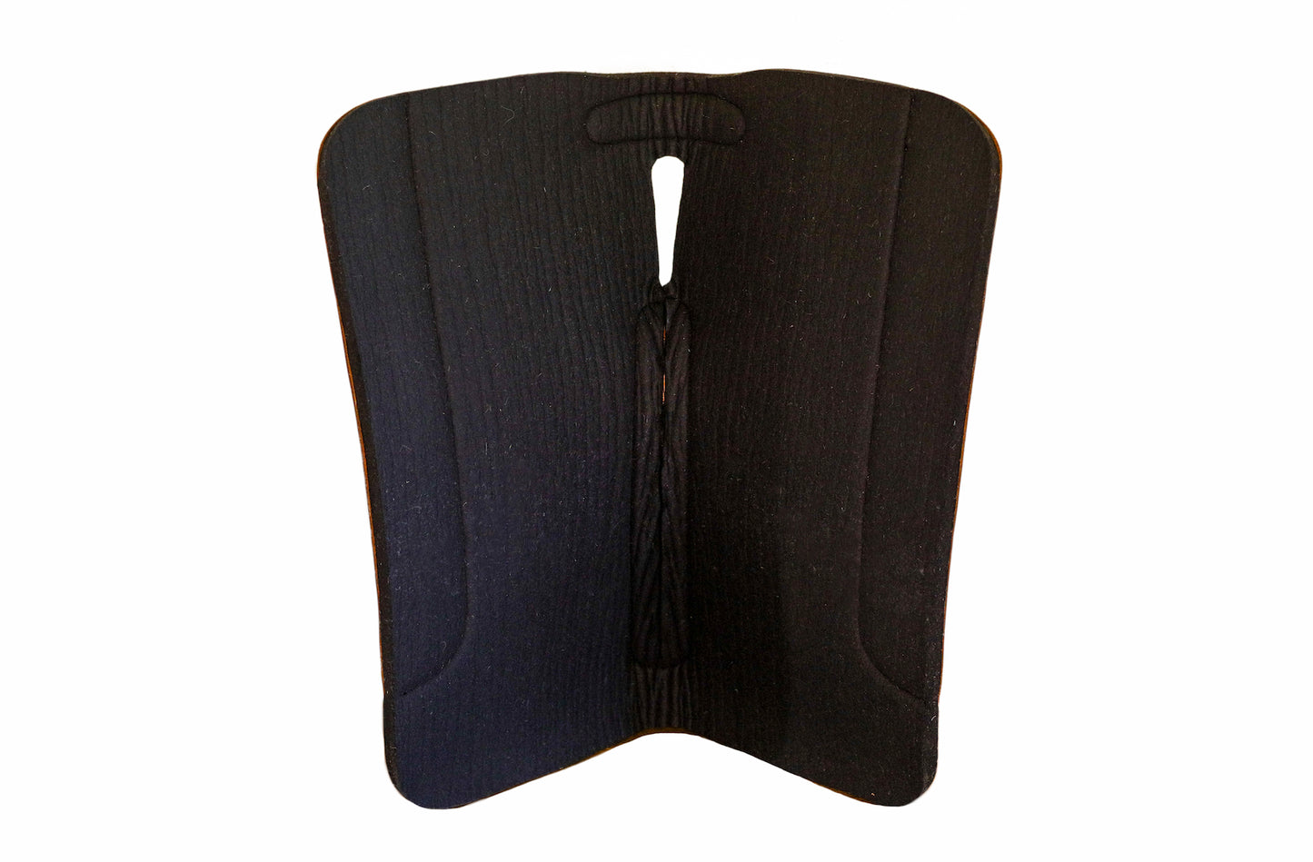 Dustybutts 100% Steam Pressed New Zealand Merino Wool Saddlepad // Black