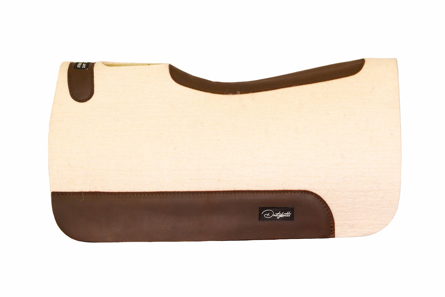 Dustybutts 100% Steam Pressed New Zealand Merino  Wool Saddlepad // Cream