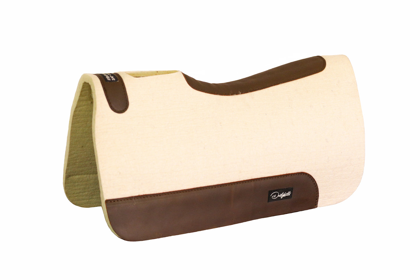 Dustybutts 100% Steam Pressed New Zealand Merino  Wool Saddlepad // Cream