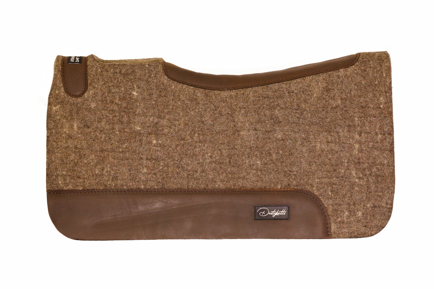 Dustybutts 100% Steam Pressed New Zealand Merino Wool Saddlepad // Grey