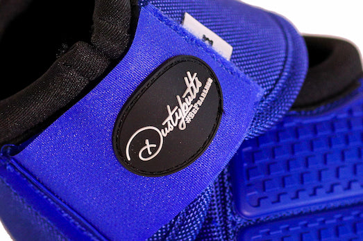 Dustybutts Equistride No Turn Bell Boots // Royal Blue