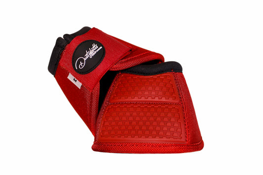Dustybutts Equistride No Turn Bell Boots // Red