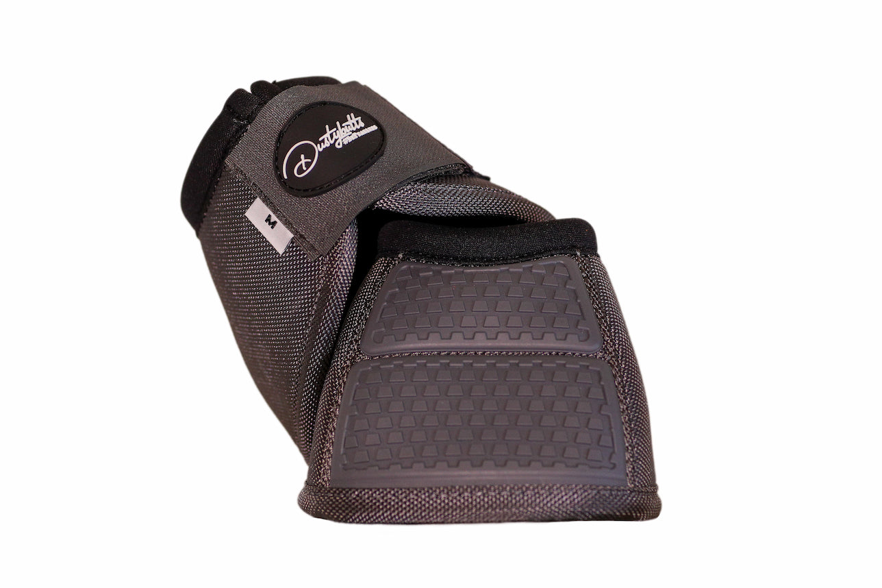 Dustybutts Equistride No Turn Bell Boots // Grey