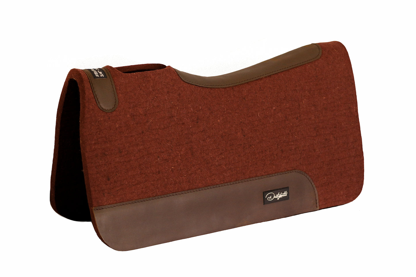 Dustybutts 100% Steam Pressed New Zealand Merino  Wool Saddlepad // Plum