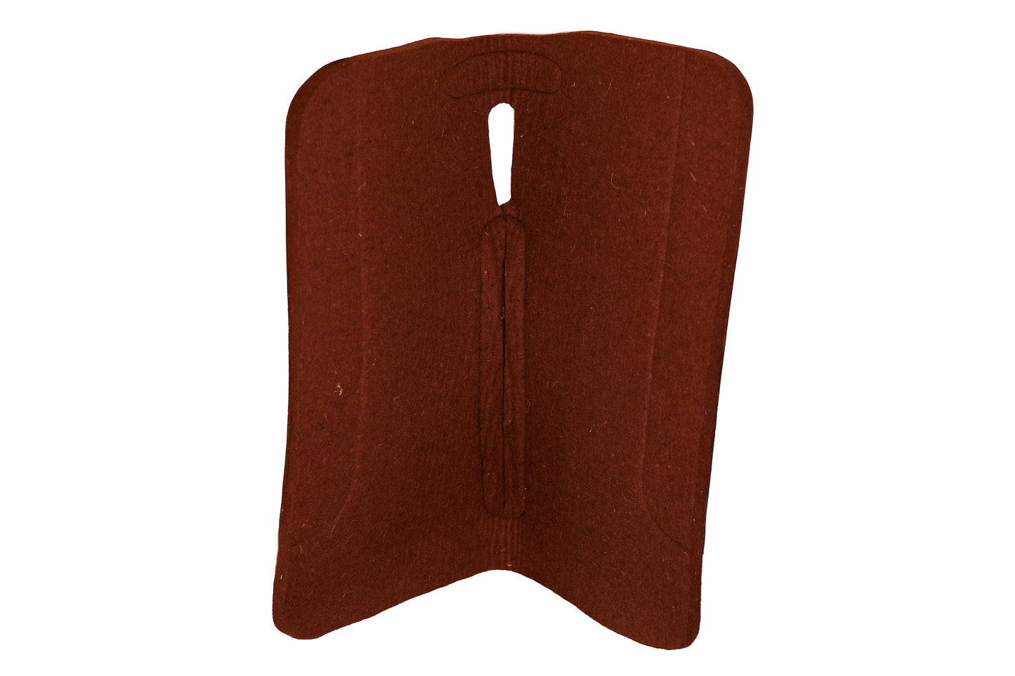 Dustybutts 100% Steam Pressed New Zealand Merino  Wool Saddlepad // Plum